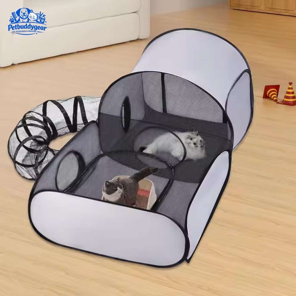 Product-6 Foldable Pet Playpen Tunnel Activity Set - Image 1